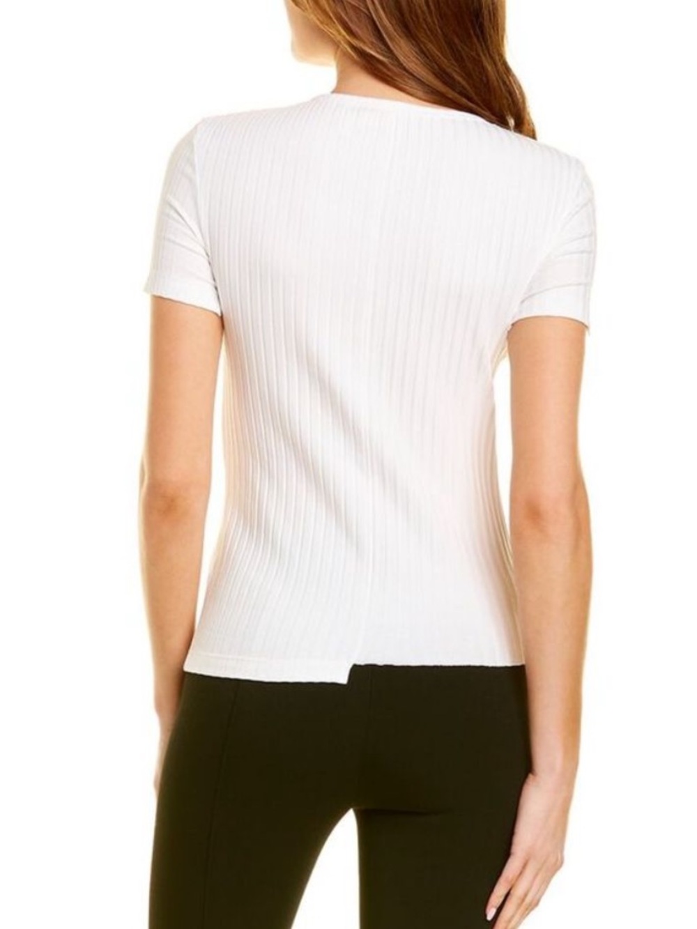 Helmut Lang Luxe Pima Ribbed Top - Picture 2 of 13